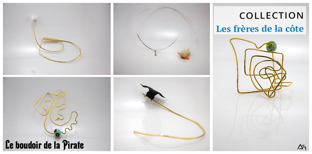 Collection Les frères de la côte, photos des bijoux Le boudoir de la Pirate